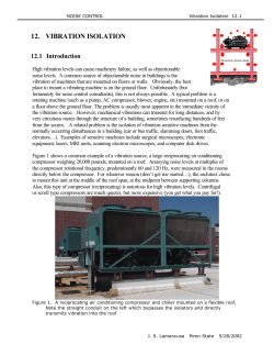 12. VIBRATION ISOLATION
