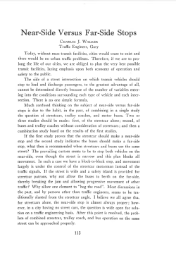 Near-Side vs. Far-Side Stops - Purdue e-Pubs