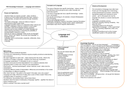 Language and Literature