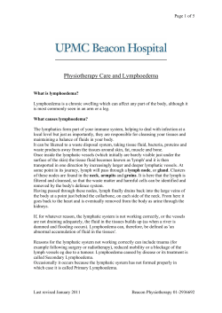 Lymphoedema - Beacon Hospital