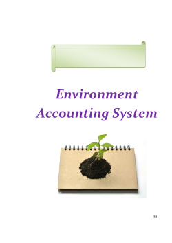 Environment Accounting System