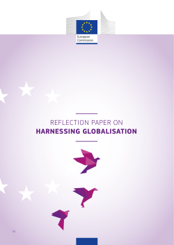 Commission Reflection Paper on Harnessing Globalisation