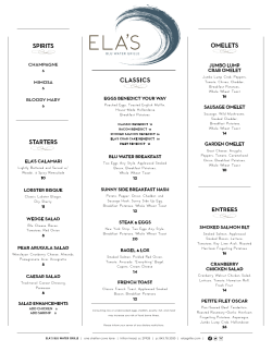 SPIRITS STARTERS CLASSICS OMELETS