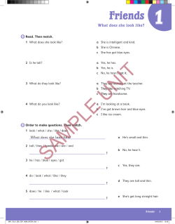 Grammar Booklet - Pearson ELT Spain