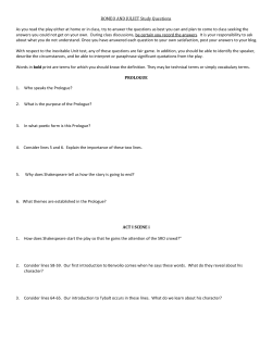 study questions for romeo and juliet