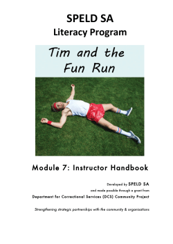 Tim and the Fun Run - Speld-sa