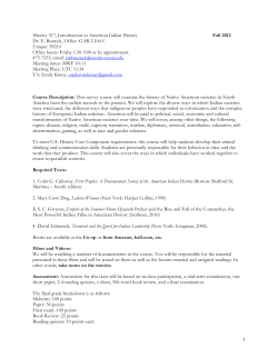 syllabus - UT College of Liberal Arts