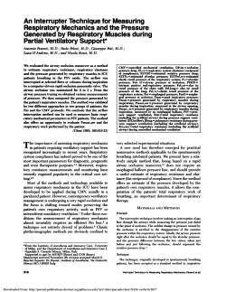 An Interrupter Technique for Measuring