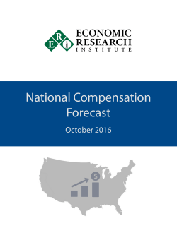 National Compensation Forecast - ERI Economic Research Institute
