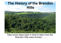 The History of the Brendon Hills