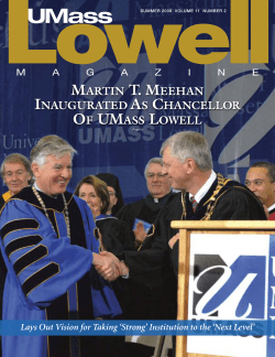 Summer 2008 - UMass Lowell