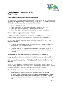 Dog Control Frequently Asked Questions
