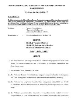 CORAM: Date: 18/04/2017. ORDER