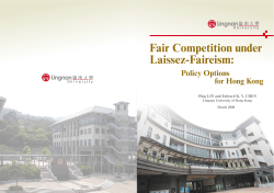 Fair Competition under Laissez-Faireism