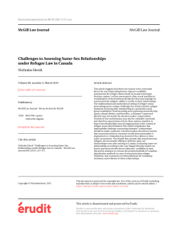 Challenges to Assessing Same-Sex Relationships under