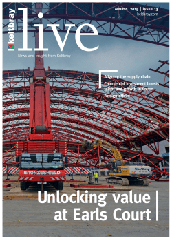 Unlocking value at Earls Court