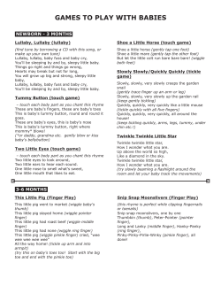 games to play with babies