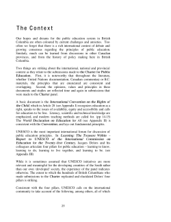 The Context - Public Education Network Society