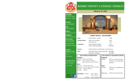 blessed trinity catholic church