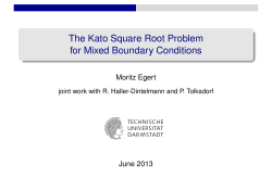 The Kato Square Root Problem for Mixed Boundary Conditions