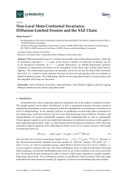 Non-Local Meta-Conformal Invariance, Diffusion