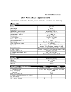 2016 Nissan Rogue Specs 10-15