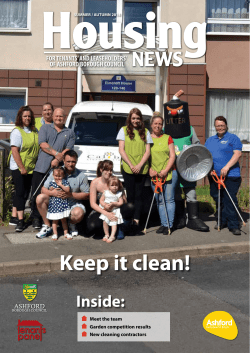 Housing News Summer Autumn 2014