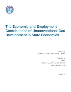 The Economic and Employment Contributions of Unconventional