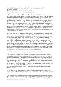 Samudaripen - An error occurred.