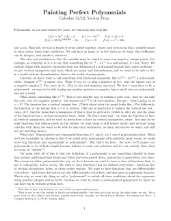 Sketching polynomials