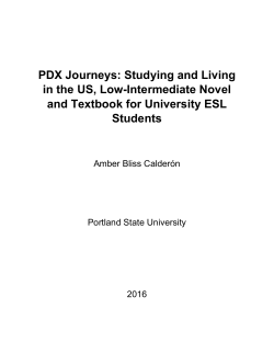 PDX Journeys: Studying and Living in the US, Low