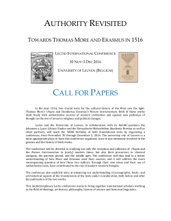 Authority Revisited - Call for Papers