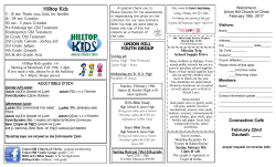 February 19th - Union Hill Church of Christ