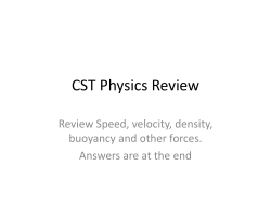 CST Physics Review