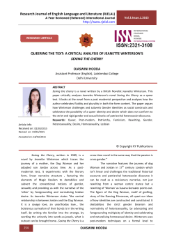 Research Journal of English Language and Literature (RJELAL