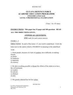 academic education programme