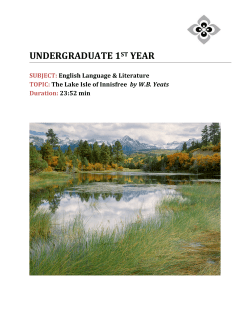 UNDERGRADUATE 1ST YEAR