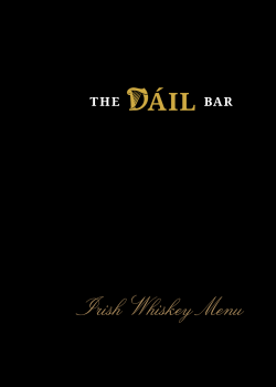 Irish Whiskey Menu