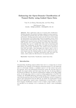 Enhancing the Open-Domain Classification of Named Entity using