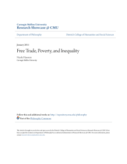 Free Trade, Poverty, and Inequality