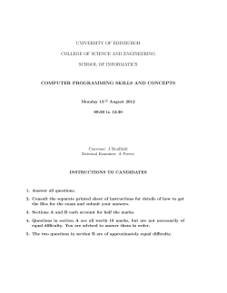 Here - School of Informatics - The University of Edinburgh