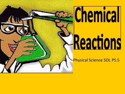 Chemical Reactions Notes