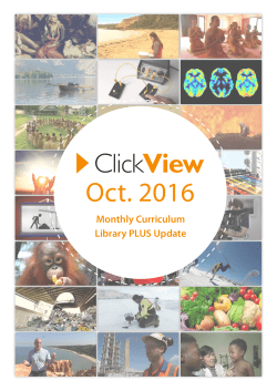 Oct. 2016 - ClickView