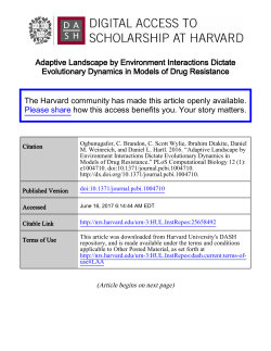 Adaptive Landscape by Environment Interactions Dictate