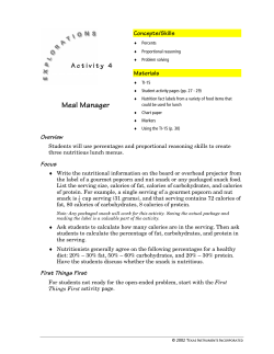 Meal Manager - TI Education