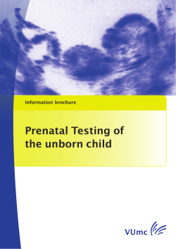 Prenatal Testing of the unborn child
