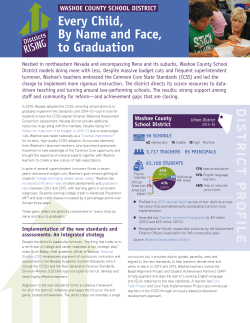 Districts Rising Washoe County School District