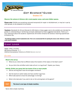 Got Science? Guide - Union Station Kansas City