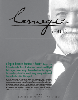 - Carnegie Corporation of New York