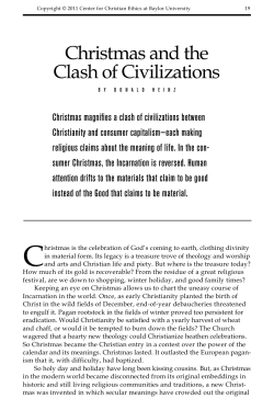 Christmas and the Clash of Civilizations